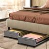 Under Bed Storage Container with Lids and Wheels Multifunctional Home Dorm Clothes Storage Bins