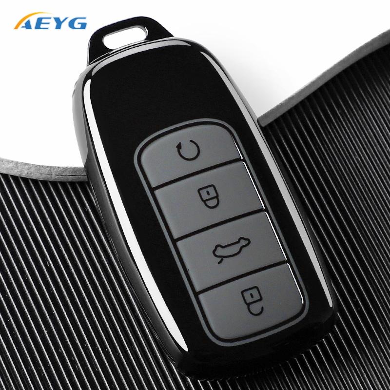 For Chery Omoda 5 C5 Tigo 7 8 Pro Max Tigo 7 8 Plus Arrizo 5 Plus Soft Tpu Car Key Case Cover Holder Fob Keychain Accessories