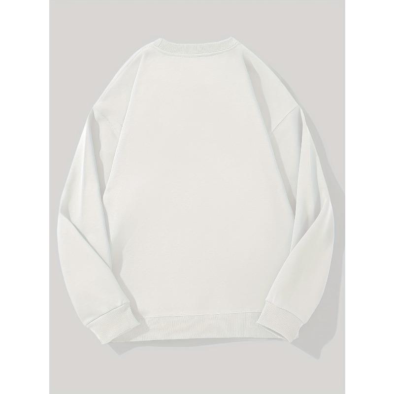 Men'S Shark Pattern Casual Round Neck Sweatshirt