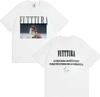 Popular Singer TINI Futttura 2026 Tour Merchandise DoubleSided Printed Y2K Retro Style Summer 100 Cotton Loose TShirt