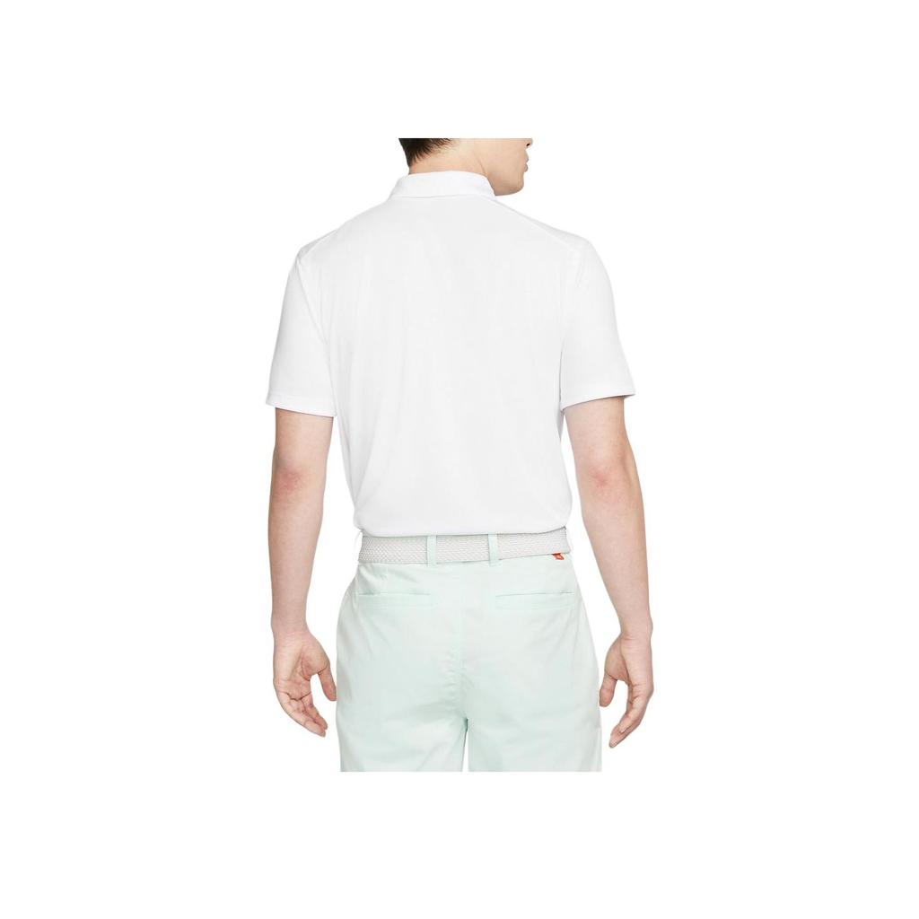 Nike Logo Quick-Dry Comfortable Casual Sports Polo Shirt Unisex Tops White CU9793-100