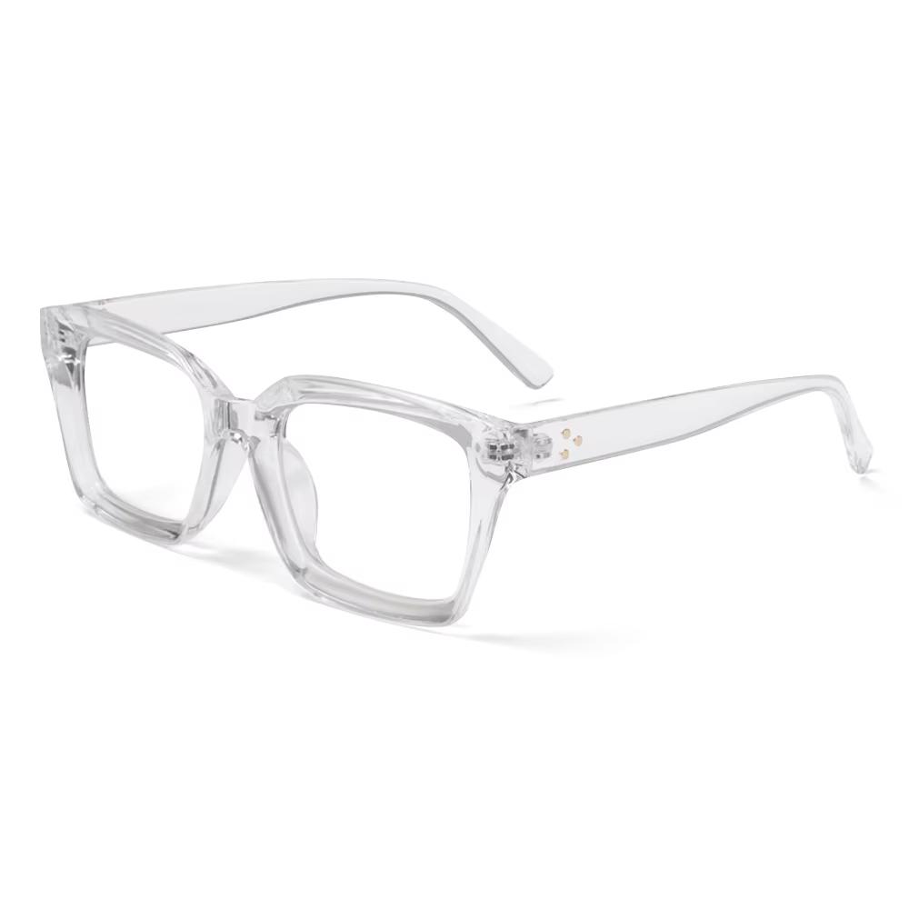 Fashion Square Reading Glasses for Men Women Large Frame Presbyopia Eyewear Diopter +1 0 to +4 0 High Definition