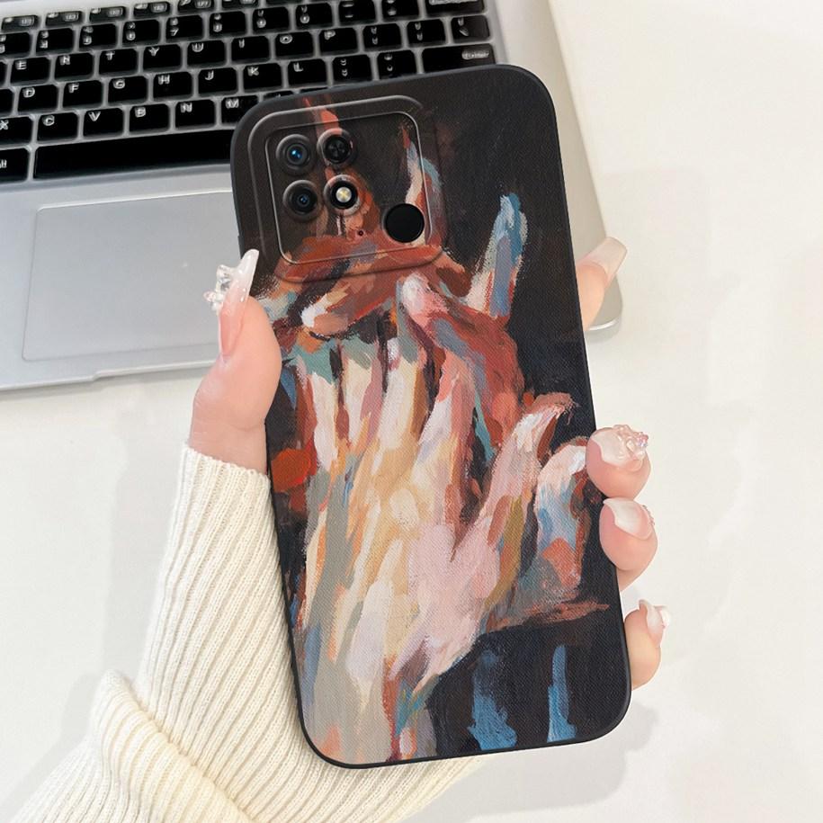 For Xiaomi Redmi 10C Case Cute Panda Rabbit Cartoon Matte Back Cover For Xiaomi Redmi 10 Power Shockproof Bumper Redmi10C Fundas