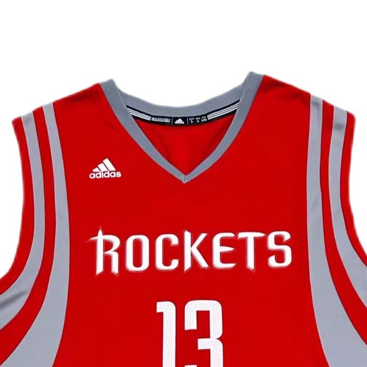 adidas X NBA Spolupráca Harden Houston Rockets Dres Unisex Dres Červený 7470A-3RK-K92072