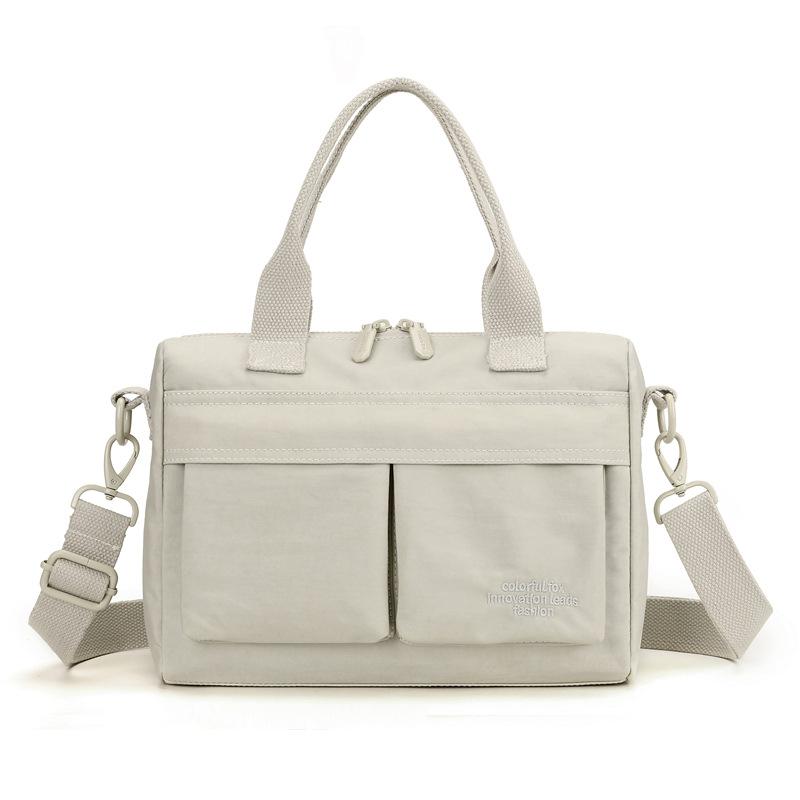 New Nylon Anti-splashing Handbag Single Shoulder Crossbody Women's Multi-compartment Cloth Bag