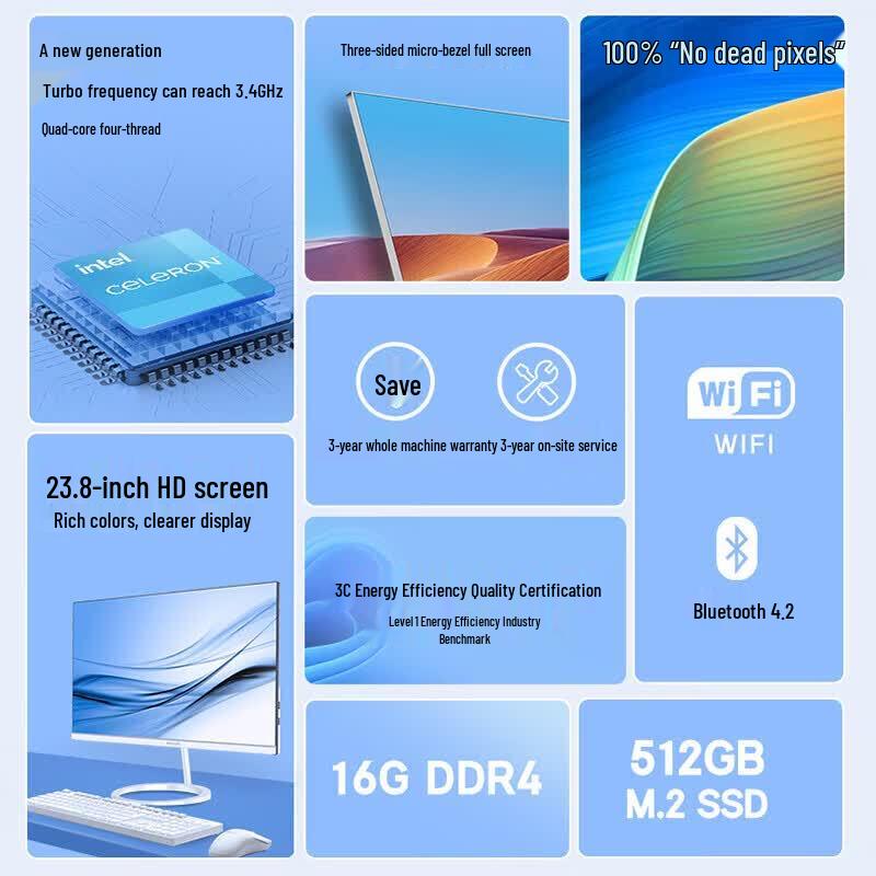 Philips 23.8-inch All-in-One Business PC (CN Version)