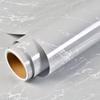 10m Oil-Proof & Waterproof Gray Marble Kitchen Countertop Self-Adhesive Sticker