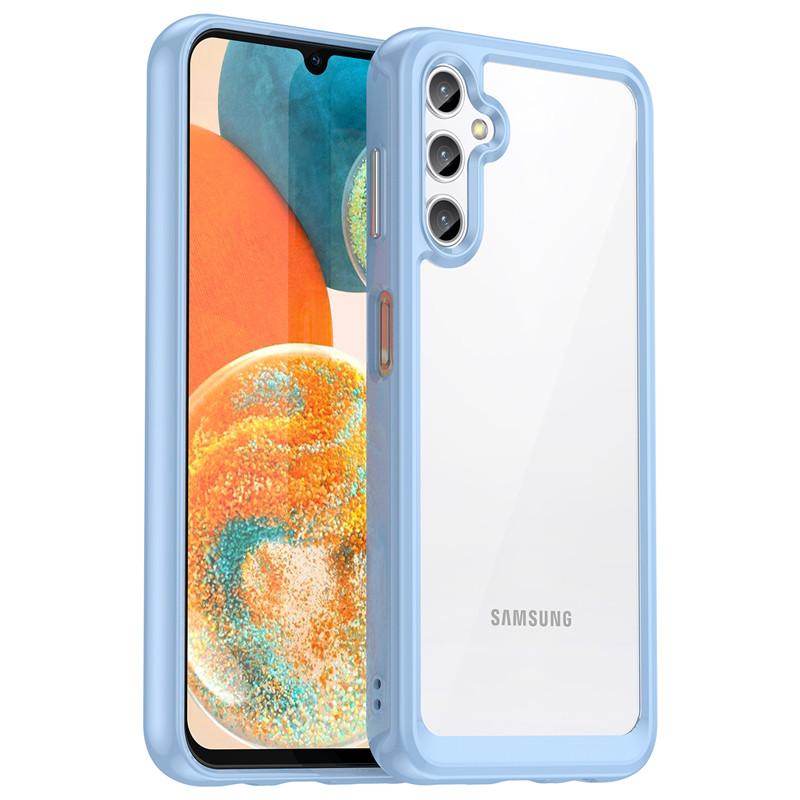 For Samsung Galaxy A14 4G Case Samsung A23 A33 A53 A54 A14 Cover Colorful Soft Edge Silicone Transparent Bumper For Galaxy A14
