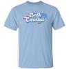 North Carolina US Flag Unisex T-Shirt American Patriotic NC State Tee White Ash