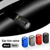 4Pcs Car Tire Valve Covers Aluminum Alloy Auto Accessories For Giulietta Mito 159 Giulia Stelvio 156 147 Tonale Brera MT6