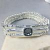 2024 UNOde50 Spain Bestseller: High-Quality Gemstone Three-Row Luxury Women's Stackable Jewelry Gift