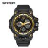 Sanda 3169 Multifunctional Youth Electronic Watch for Boys, Girls, Men & Women - Creative Wristwatch