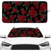 Vintage Red Rose Windshield Sunshade For Car SUV Truck Foldable Uv Ray Reflector Front Window Sun Shade Visor Shield Cover
