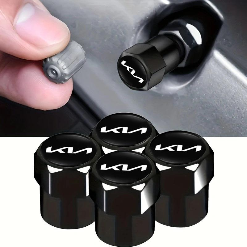 BBDQ9 4 Pack Aluminum Alloy Car Wheel Tire Valve Cover Stem Cover for Kia KN K3 K9 Sportage Ceed Picanto Rio Accessories