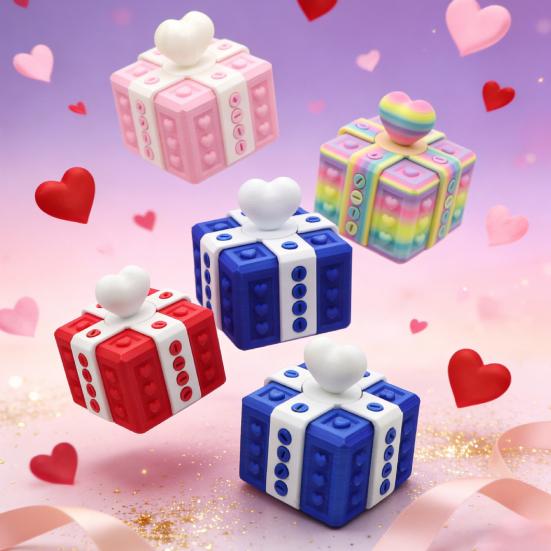Vervelende Cadeaubox 3D Geprinte Puzzel Cadeaubox Herbruikbare Prank Schroef Cadeauboxen Nieuwigheid Geld Kaart Container voor Verjaardag Kerst