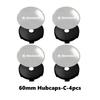 Car Wheel Center Hub Caps Sticker Auto Emblem Wheel Center Cap For Skoda Fabia Kamiq Superb Scala Enyaq-iV MK3 VisionS Yeti CWN1