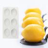 3D Citroenvorm Fruit Siliconen Vorm Bakgereedschap Decoratiegereedschap Mousse Cake Brownies Cakevormen Frans Dessert Cake Gebak