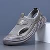 Sandales d'été en maille pour hommes, confortables, creuses, antidérapantes, douces, fraîches, lumineuses, respirantes, classiques, portables, décontractées