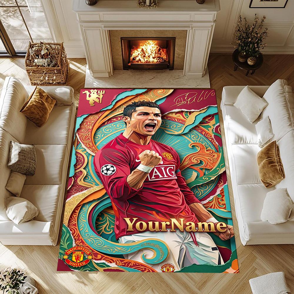 Cristiano Ronaldo (7) Personalisieren Sie Ihren Namens-Teppich, Ihr Bürostuhl-Kissen, Ihr Geschenk für Schlafzimmer und Wohnzimmer zu Hause.