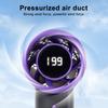 Portable Small Fan USB Charging LCD Display High-Speed Brushless Motor Digital Display Screen Mini Handheld Cooling
