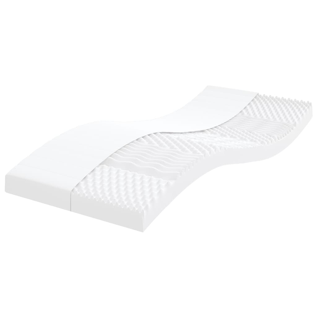 Vidaxl Sofa Rozsuwana Z Materacami, Ciemnoszara, 90X200 Cm, Tkanina