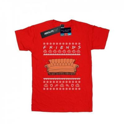 Womens/Ladies Fair Isle Couch Cotton Boyfriend T-Shirt