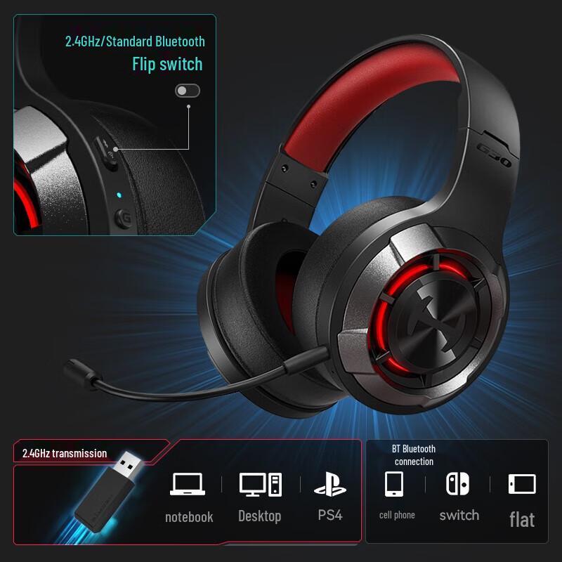 Edifier HECATE G30S Thunder Edition Dual-Mode Wireless Gaming Headset