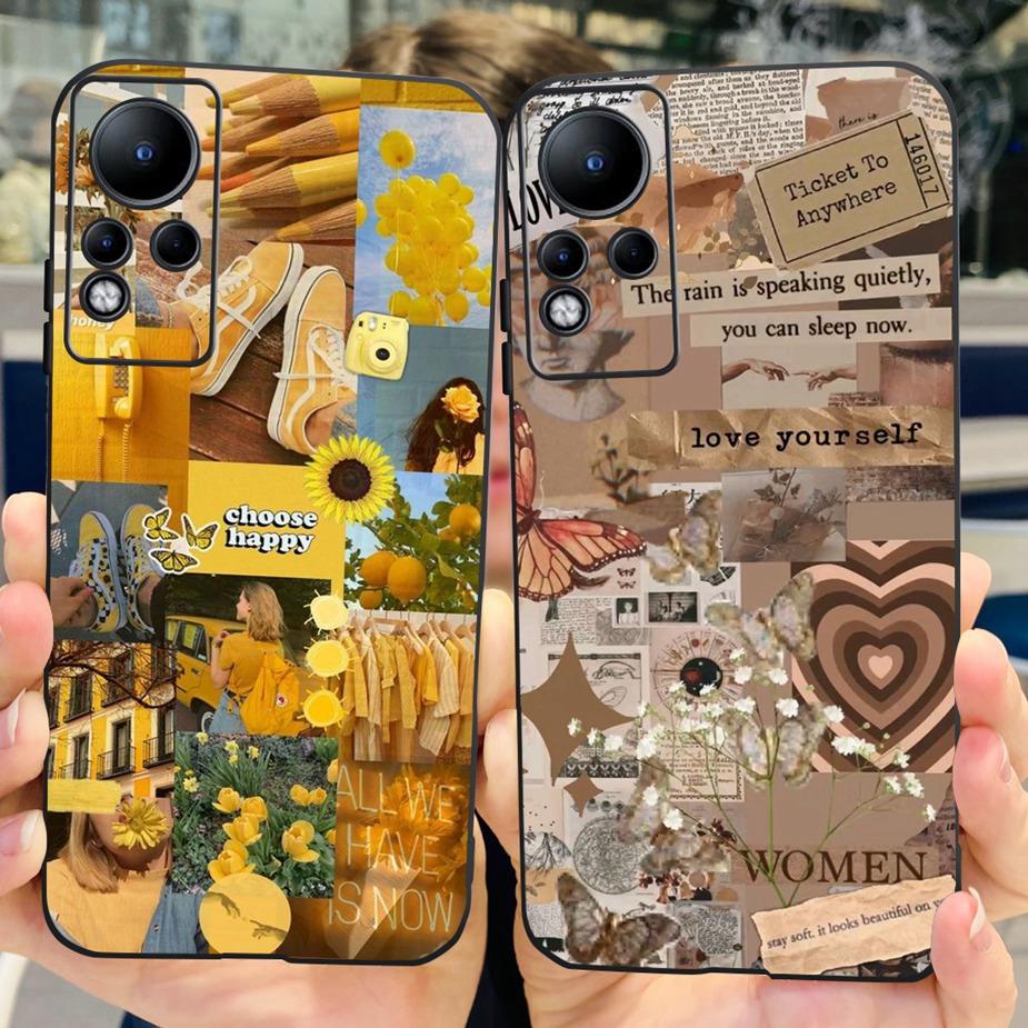 For Infinix Note 11 Case X663 X663B Cute Fashion Painted Cover Case For Infinix Note 12 Note12 Note11 X663C Soft TPU Fundas Capa