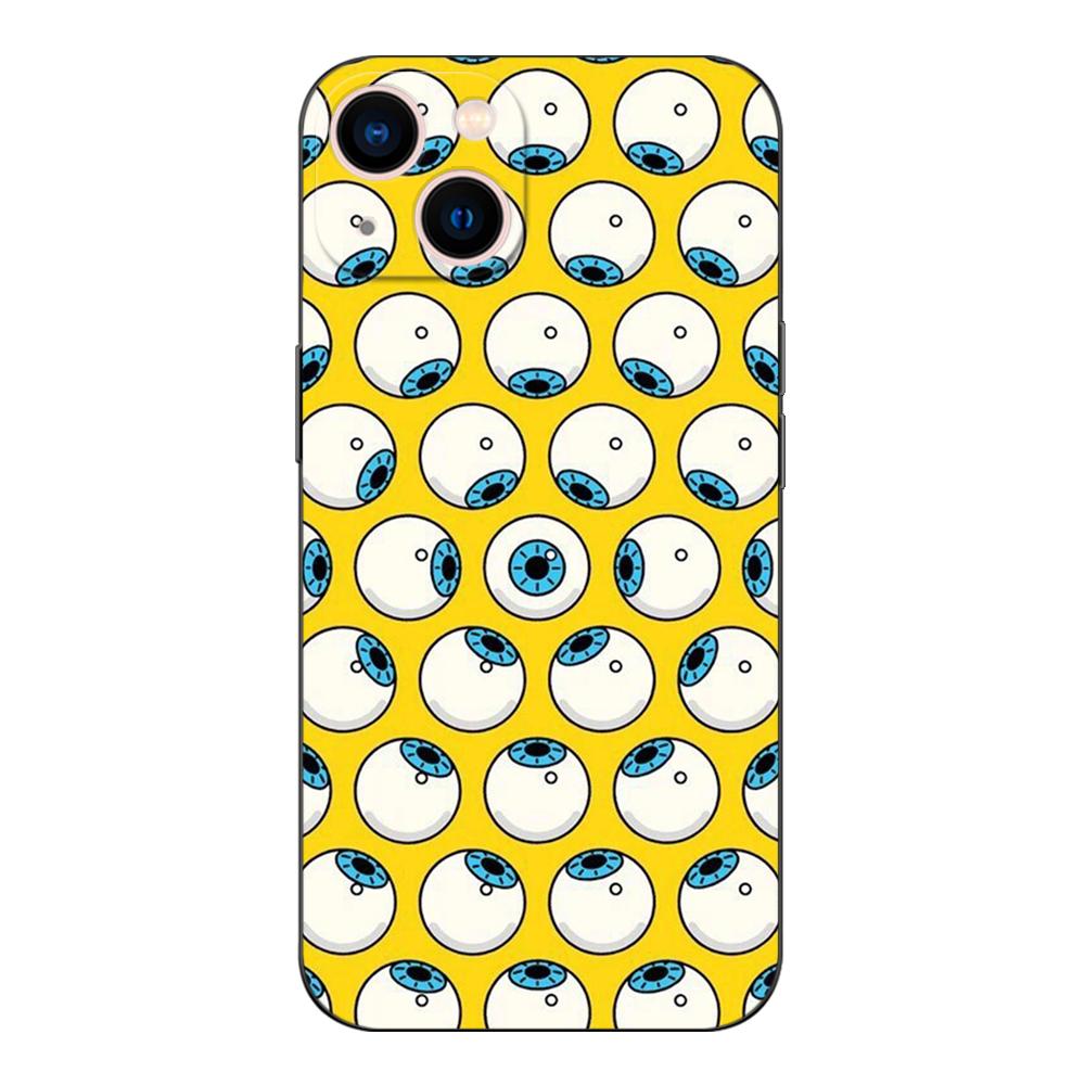 Black Tpu Case For Huawei P30 Lite P30 Pro P40 LITE E P Smart 2020 Cover Evil Eye Illustration