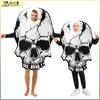 Halloween Totenkopf Kostüm für Erwachsene, Bedrucktes Performance Outfit, Cosplay Gruselige Verkleidung