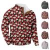 Spring And Autumn Men's Standing Collar Sweatshirt Is Outdoor Casual Sweaters Tops
