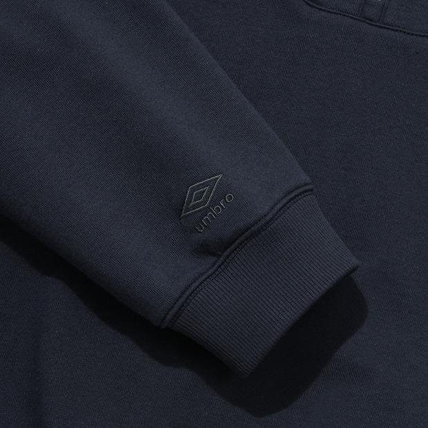 UMBRO Wayfinder Graphic Half-Zip Collared Sweatshirt Navy (Uq121Cfs12)