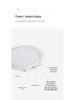 Wireless LED Ceiling Light with Motion Sensor & Remote, USB Rechargeable for Hallway, Cloakroom, or Balcony.