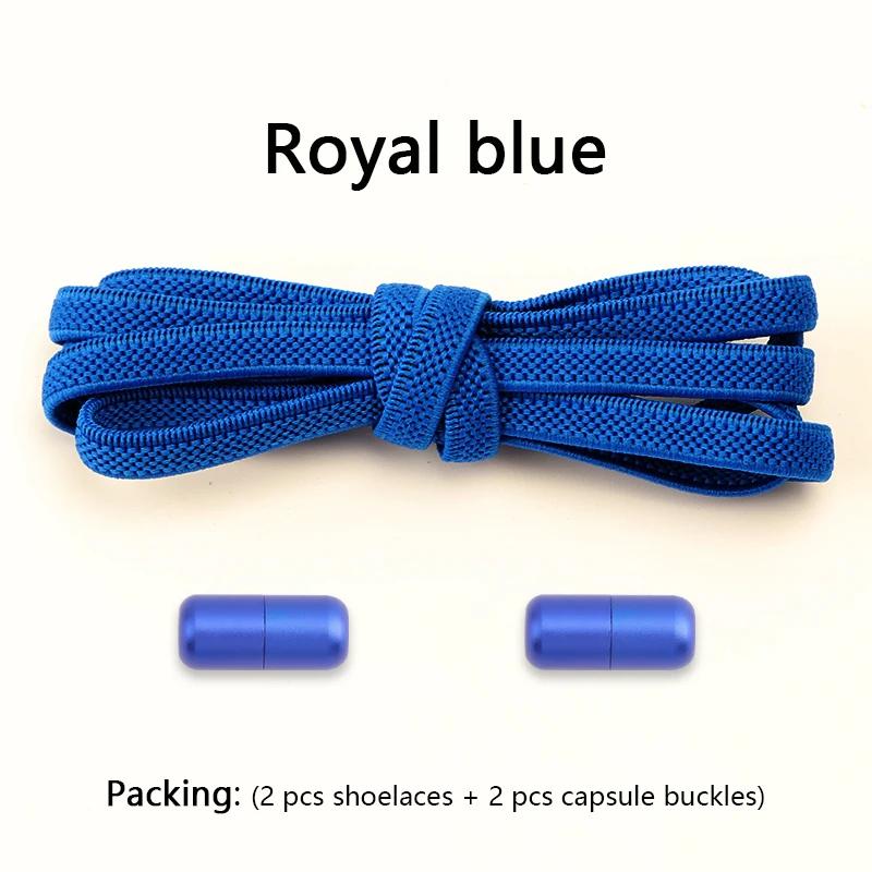 1 Paar Platte Schoenveters voor Sneakers Elastische Schoenveters Zonder Strik Handige Snelle Aan En Uit Luie Schoenveter Accessoires