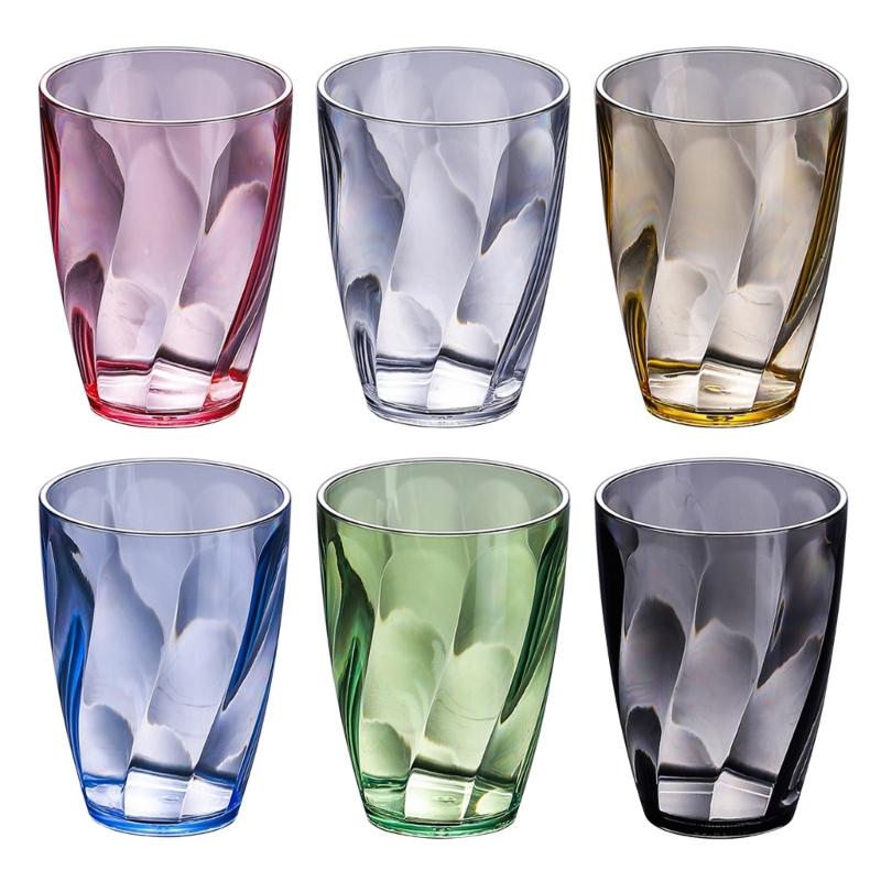 Shatterproof Plastic Wine Glass Unbreakable Water Tumblers Plastic Drinking Glasses Reusable Drinking Cups for Bar Party