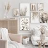 Dandelion Feather Lion Sand Palm Leaves Reed Wall Art Canvas Painting Posters And Prints Wall Pictures For Living Room Decor