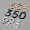 1PC Address Plaque Plate Door Number Acrylic House Address Sticker Mailbox Sign Self Adhesive