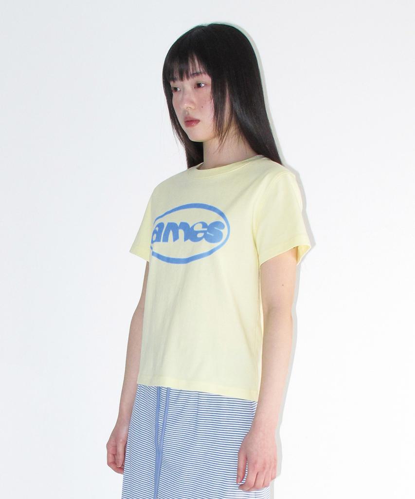 AMES-WORLDWIDE Ames Circle Logo Symbol Tee Yellow