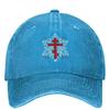 IC XC NIKA Ornate Cross Baseball Cap Trendy Couple Women Hip Hop Hats Design Outdoor Sport Baseball Caps Gift
