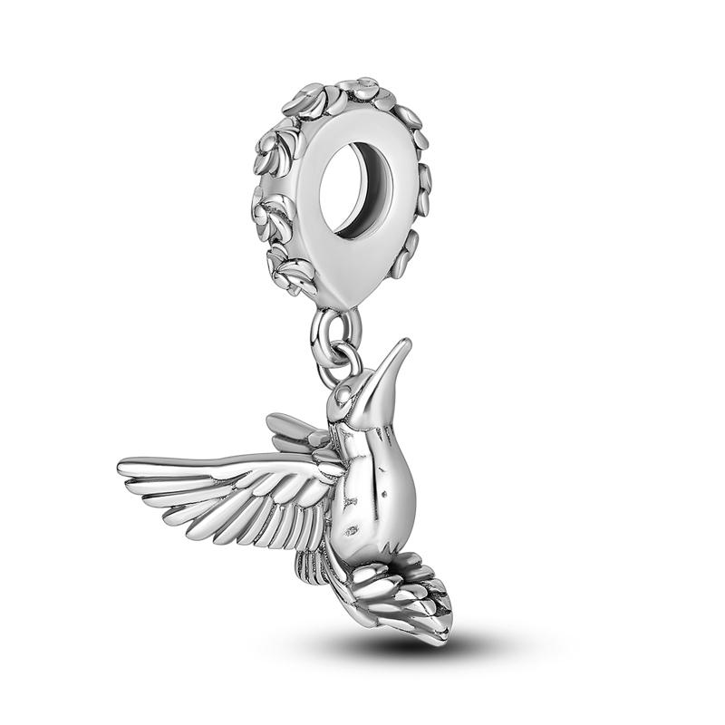 Copper Owl Peacock Parrot Bird Series Charms Beads Pendant Fit Original Fine Braceletsdiy Jewelry Gifts