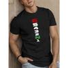 European Size Men'S Short Sleeve T-shirt Summer T-shirt Top Comfortable Fashionable Men's T-shirt Casual Regular Fit