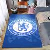 Tapis Bleu Chelsea Football Club avec Logo Lion Design Tapis Décoratif Convient pour une utilisation comme antidérapant pour salon chambre à coucher canapés