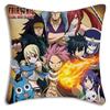 Anime Fairys tails Pillow Covers Cartoon Sofa Decorative Home Double-sided Printing Short Plush Cute Cushion Cover