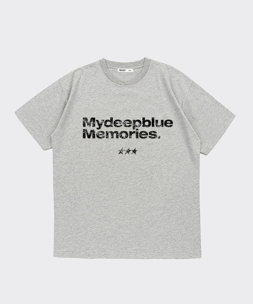 Maidibbeullumemolijeu Mm Text T-Shirts(Grey)