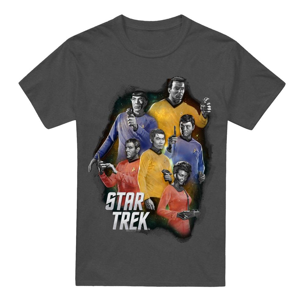 STAR TREK Unisex Adult Galaxy Glow T-Shirt