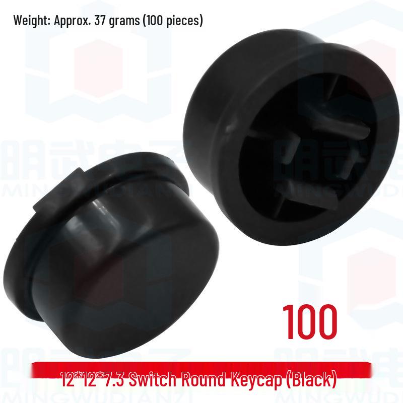 Mingwu Electronics Colorful Round Keycap Switch Caps - B3F Plastic Accessories