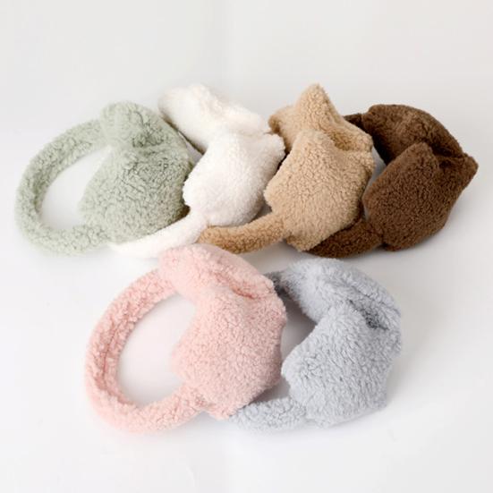 Earmuffs Star-Shaped Design Ultra-Soft Plush Warm Winter Earmuffs Cold Wind Ear Protection Fuzzy Ear Muffs