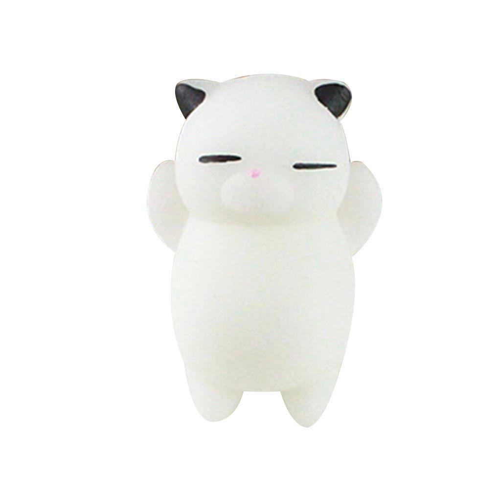 Mini Zacht Schattig Kattenpatroon Wipes Bal Knijpen Rijzend Grappig Speelgoed Katten Ontwerp Interessant Speelgoed Druk Speelgoed voor Een Cadeau