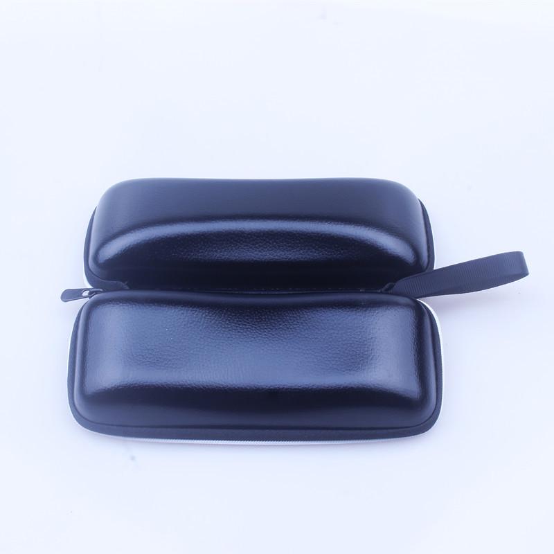 Lychee Pattern PU Leather Sunglasses & Myopia Glasses EVA Case