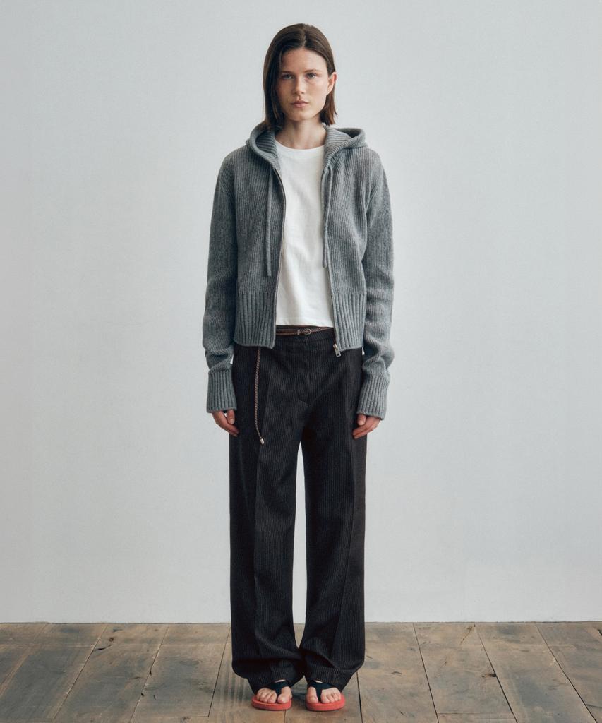 Citta Wool Hooded Zip-Up Knit_Ctk233(4Color)